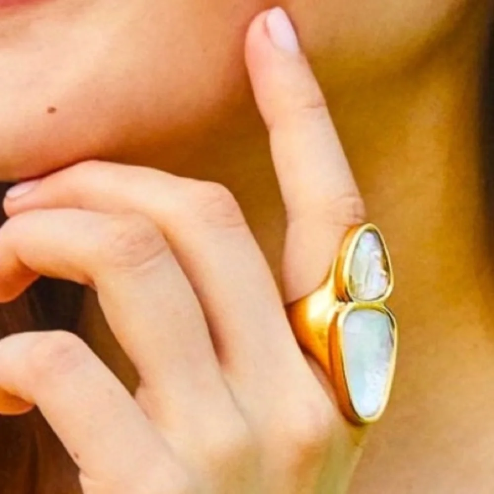 NWOT Kendra Scott Margot Gold Cocktail Ring